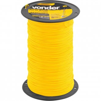 Fio de nylon, 2,4 mm x 500 m, redondo, VONDER