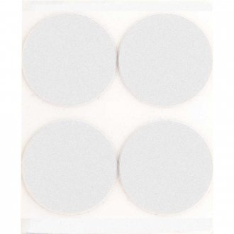 Feltro autoadesivo branco, redondo, 46 mm, VONDER