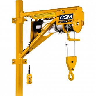Guincho el�trico de coluna, para 400 kg, sem ca�amba, trif�sico, 220/380 V~ CSM