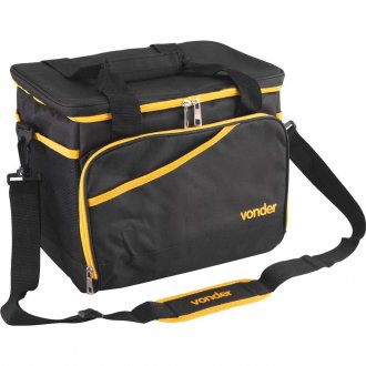 Bolsa t�rmica, 17 litros, preta e amarela, VONDER