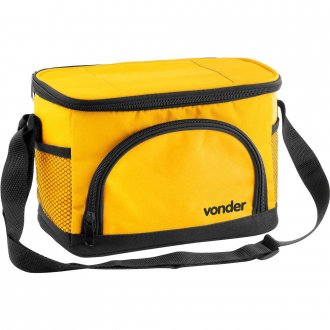 Bolsa t�rmica, 5 litros, amarela e preta, VONDER