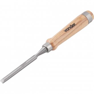Form�o goivado 10 mm, com cabo de madeira, VONDER