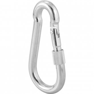 Mosquet�o com trava, roscada, 10 mm x 100 mm, VONDER