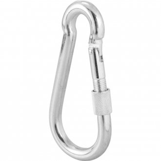 Mosquet�o com trava, roscada, 12 mm x 140 mm, VONDER