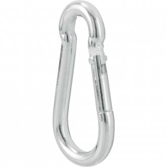 Mosquet�o com trava, 5 mm x 50 mm, NOVE54