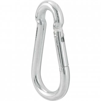Mosquet�o com trava, 7 mm x 70 mm, NOVE54