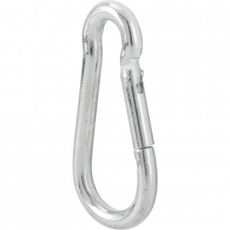 Mosquet�o com trava, 8 mm x 80 mm, NOVE54