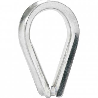 Anilha/sapatilho para cabo de a�o, 4,76 mm - 3/16