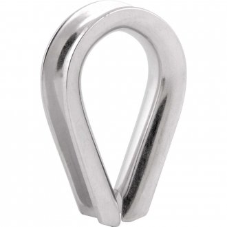 Anilha/sapatilho para cabo de a�o, 9,53 mm - 3/8