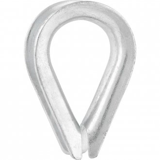 Anilha/sapatilho para cabo de a�o, 9,53 mm - 3/8
