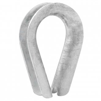 Anilha/sapatilho para cabo de a�o, 15,90 mm - 5/8