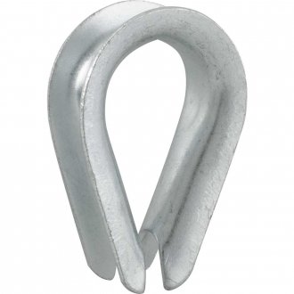 Anilha/sapatilho para cabo de a�o, 15,9 mm - 5/8