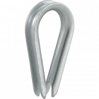 Anilha/sapatilho para cabo de a�o, 4,76 mm - 3/16