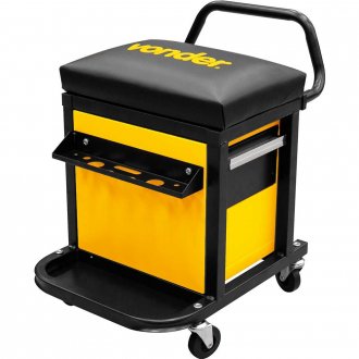 Banqueta para mec�nico, com porta-ferramentas VONDER