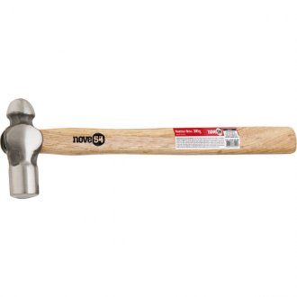 Martelo bola 650 g, cabo de madeira, NOVE54
