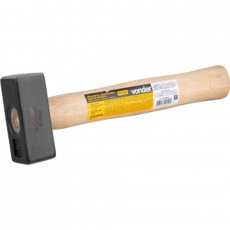 Marreta quadrada, 0,5 kg, com cabo de madeira VONDER