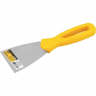Esp�tula de a�o inox, 6 cm, com cabo pl�stico, VONDER