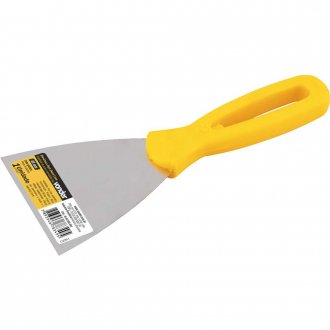Esp�tula de a�o inox, 8 cm, com cabo pl�stico, VONDER