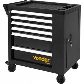 Carro para ferramentas com 6 gavetas e porta lateral, CF 770 VONDER PLUS