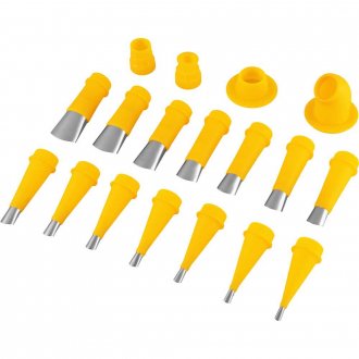 Conjunto de bicos em a�o inox para aplicador de silicone, VONDER