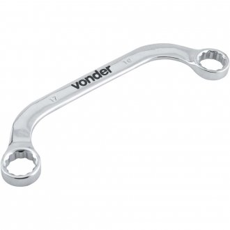 Chave starter/estrela meia-lua, 16 mm x 17 mm, VONDER