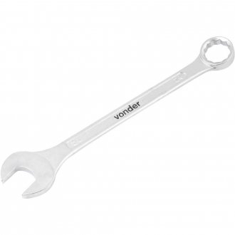 Chave combinada 24 mm, a�o cromo van�dio, reta, VONDER