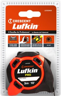 Trena curta com trava, 3,0 m x 12,7 mm, L610CMEB, LUFKIN