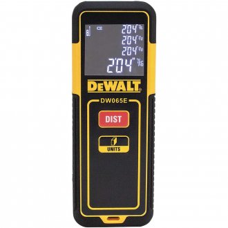 Medidor de dist�ncias (trena) a laser, 20 m, DW065E, DEWALT