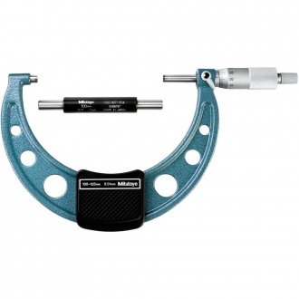 Micr�metro externo, s�rie 103, 100,0 mm - 125,0 mm, gradua��o 0,01 mm, 103-141-10, MITUTOYO