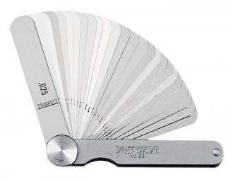 C�libre de folga 0,03 mm a 0,5 mm com 13 l�minas, 152 mm, 173 MCT STARRETT