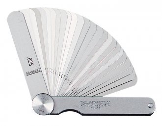 C�libre de folga 0,05 mm a 1,00 mm com 20 l�minas, 114 mm, 66 MB STARRET