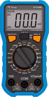 Mult�metro digital, CAT II 600 V, ET-1100B, MINIPA