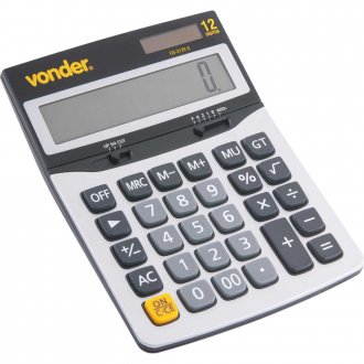 Calculadora de mesa 12 d�gitos, CS 312V II, VONDER
