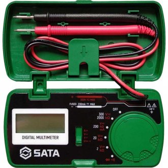 Mult�metro digital de bolso, CAT II, STDY03001, SATA