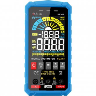 Multimetro digital, CAT III, SM-1600 MINIPA