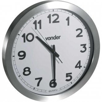 Rel�gio de parede 400 mm, VONDER