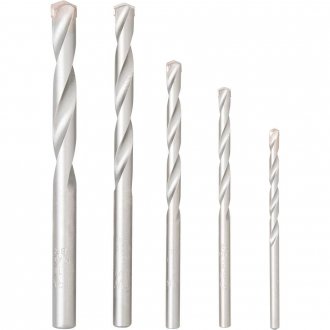 Jogo de brocas para concreto, com ponta de metal duro, 4 mm a 10 mm, com 5 pe�as, IW5305 IRWIN
