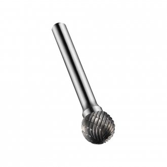 Lima rotativa esf�rica, 9,6 mm x 8,0 mm, com haste 6,0 mm, DORMER
