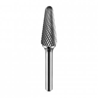 Lima rotativa c�nica abaulada, 12,7 mm x 32,0 mm, com haste 6,0 mm, DORMER