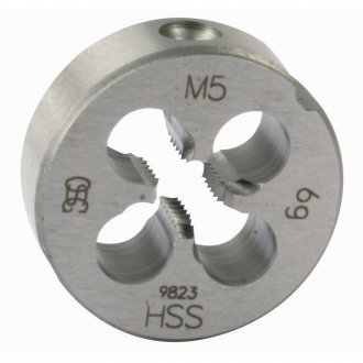 Cossinete de a�o r�pido, 5,0 mm x 0,80 mm x 20,0 mm, com peeling, DIN 223B 105/8, OSG