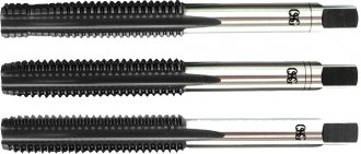 Macho manual de a�o r�pido, M3 x 0,50 mm, m�trica, jogo com 3 pe�as, OSG