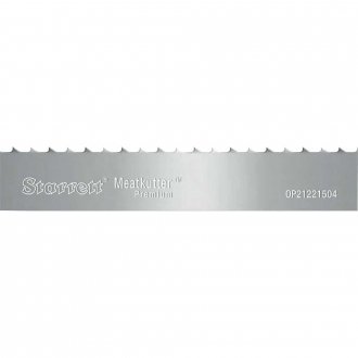 L�mina de serra fita a�o carbono para cortar carne, 2,56 m x 16 mm x 0,46 mm, 6 dentes Skip, Meatkutter Premium MKP STARRETT