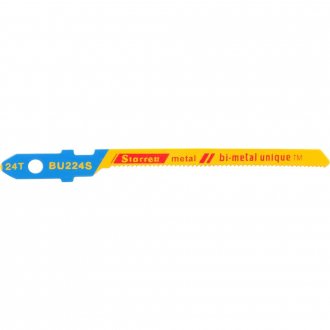 L�mina de serra tico-tico, cartela com 5 pe�as, BU224S, STARRETT