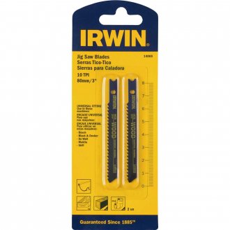 L�minas de serra tico-tico, 80 mm, 10 dentes, 2 pe�as, IW14065 IRWIN