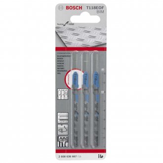 L�mina de serra tico-tico, encaixe T, T-118-EOF, BOSCH