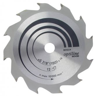 L�mina de serra circular com dentes de metal duro/v�dea, 184 mm x 20 mm, 40 dentes, BOSCH