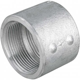 Luva de alum�nio com rosca, 1.1/2
