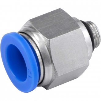 Conex�o r�pida reta, 12 mm, rosca 1/8