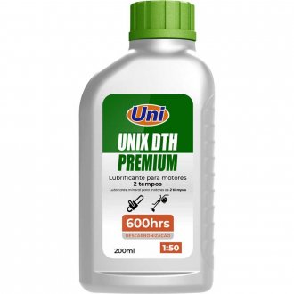�leo para motor 2 tempos, 200 ml, UNIX DTH PREMIUM, UNI INGRAX