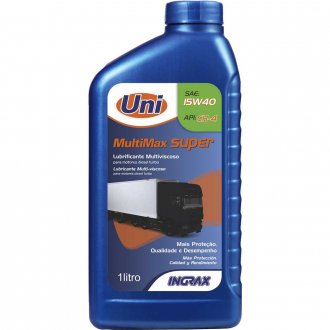 �leo lubrificante Multimax, Uni SAE 15W40, 1 litro, INGRAX